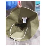 Tory Burch Logo Pattern Beach Hat w/Bag