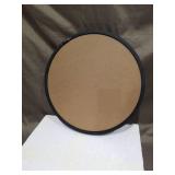 Round Black Beaded Wall Mirror