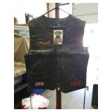 Canyon Creek Leather Motorcycle Vest with Patches