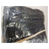 Ruched Faux Fur Throw Blanket Black 50 x 60in