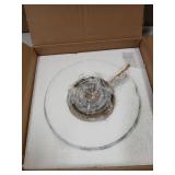 Glass Shade Flower Pendant Light Fixture