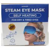 Monier Steam Eye Mask - 20 Pack Self-Heating Unscented