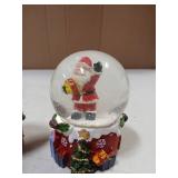 Christmas Snow Globes Set of 2