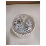 Rotating Pen Holder with Accessories White