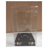 Football Vertical Display Case  (Corner Cracked)