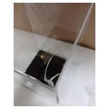 Football Vertical Display Case  (Corner Cracked)