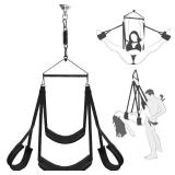 RNPFOR 360 Degree Sex Swing for Adults Couple Sex Toys Comfortable Adult Sex Restraining Set Adult Tools Bondage Restraints BDSM Set Adjustable Straps for Couples Lovers