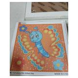 Cute Butterfly Diamond Art Kit With Frame