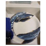 Birthday Party Plates Napkins Cups and Utensils Serves 24 Blue