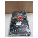 Arkwright Bleach Safe Salon Towels - (Pack of 24) Microfiber Bleach Resistant, Absorbent Hair Drying Bulk Towel Set, Perfect for Salon and Spa, 16 x 27 in, Black (B083SRV13K)