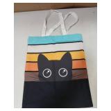 Cat Face Tote Bag