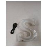 Letter S Shaped LED Wall Decoration Lamp
