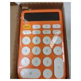 Electronic Calculator Orange