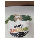 Juneteenth Celebration Round Wall Decor