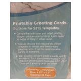 MaxGear Printable Greeting Cards - 30 Pack with Envelopes