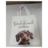 Dachshund Mama Canvas Tote Bag