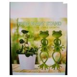 Green Frog Plant Stand Cute Protection, Stable Growth 3pk