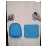 Stress Cube Squishy Balls 2pk Blue