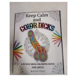 Keep Calm Color Dicks Adult Coloring Book by Rocco Vidal