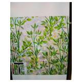 Window Privacy Film with Cutting Grid Foliage Rainbow 17.5 x 114in