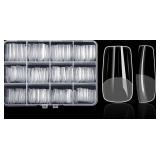 Professional Clear Nail Tips Set - 500 pieces