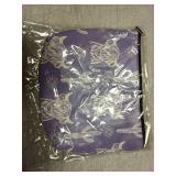 Highland Cow and Cactus Print Makeup Bag