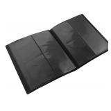 Black Trading Card Portfolio Binder