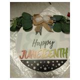 Happy Juneteenth Decorative Wall Sign