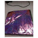 Pink And Green Party Decorations Tinsel And Background