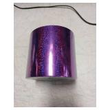 Purple Metallic Holographic 4" Waterproof Ribbon