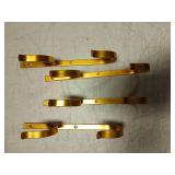 Gold Tone Metal Coat Or Hat Hooks