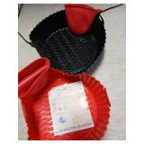Silicone Air Fryer Basket Liner Set