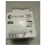 Evelor C37 LED Candelabra Bulbs 6-Pack
