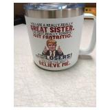 Sister Nutrition Facts Insulated Travel Mug