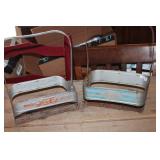 Vintage Metal Pepsi Pop Bottle Carriers