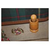 Vtg. Jewelry, Train Case & More