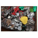 Flat of Vintage Cookie Cutters & More