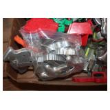 Flat of Vintage Cookie Cutters & More