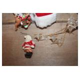 Vtg. Santa Figurine and More