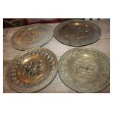 Vintage Metal Décor Plates