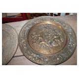 Vintage Metal Décor Plates