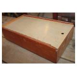 Wood Box with Letters & Numbers & More