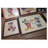 Vtg. Cross Stitched Disney Pictures