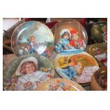 19 Vtg. Reco Décor Plates Ready to Hang