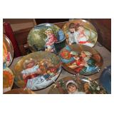 19 Vtg. Reco Décor Plates Ready to Hang