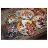 19 Vtg. Reco Décor Plates Ready to Hang