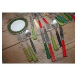 Vtg. Bakelite? Silverware & More