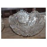 Vtg. Cut Glass Serving Bowls & More