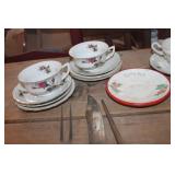 Vintage Carving Set, Teacups & More