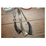 Vintage Carving Set, Teacups & More